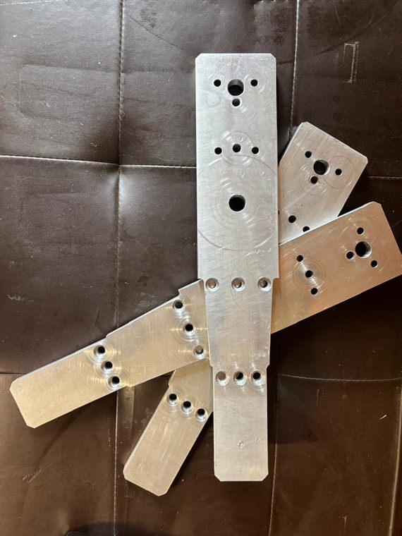 Placas tipo fixing mecanizadas